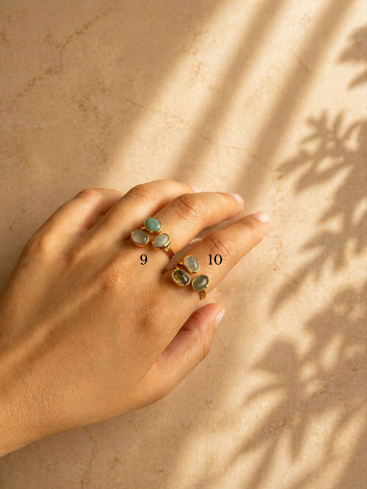Earthy Stone Rings
