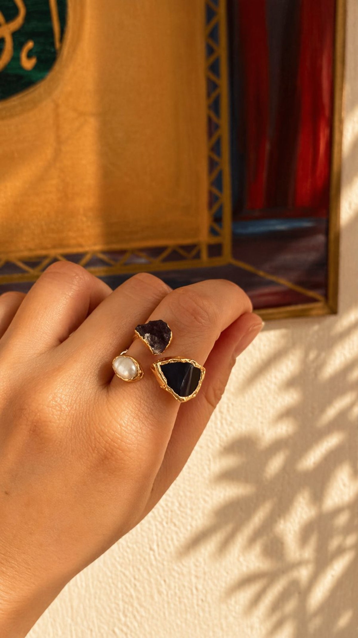 Stone delicacy Rings